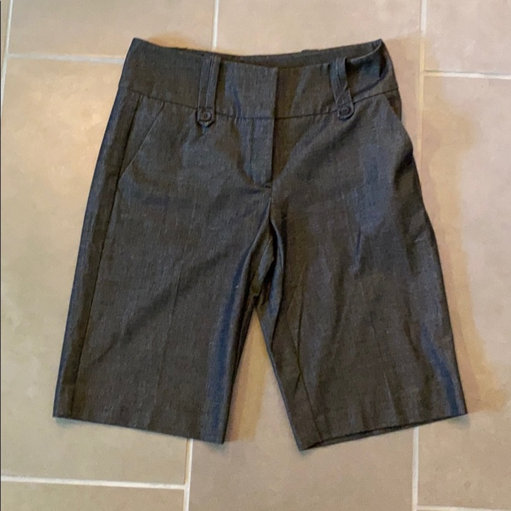 Womens dress knee length shorts